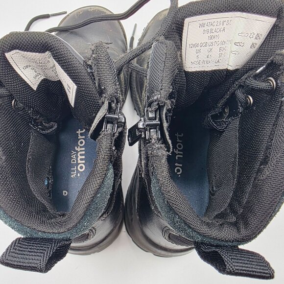 5.11 Tactical ATAC 2.0 6" Side Zip Boot Womens Size 6 Black Casual Walking Work - Picture 6 of 13